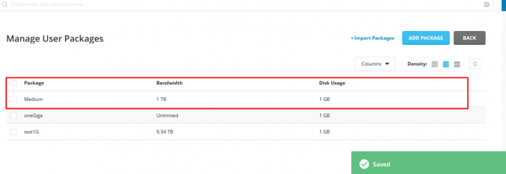 Membuat User Package pada Reseller di DirectAdmin - Basis Pengetahuan ...